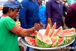 印度人吃红瓜视频,红瓜的独特风味体验